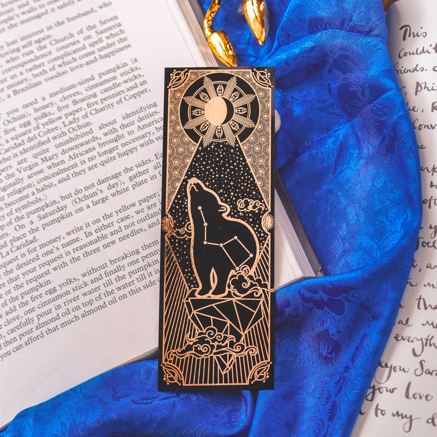 Celestial Bear Gold - Bookmark