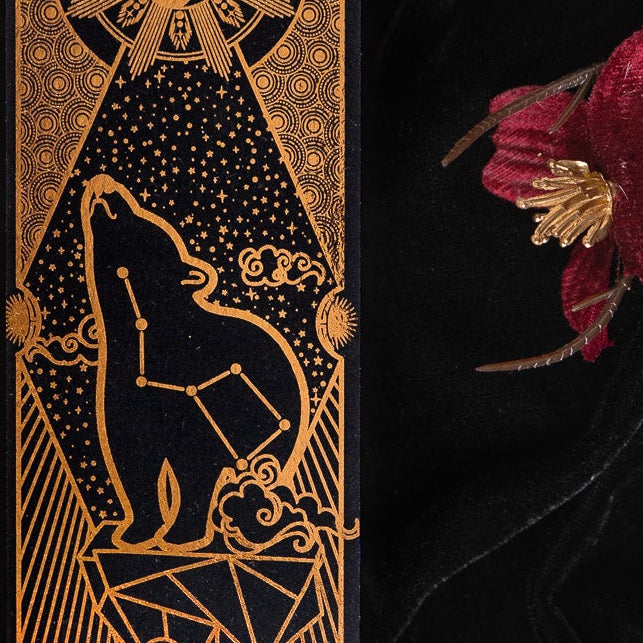 Celestial Bear Gold - Bookmark bonesandgardens