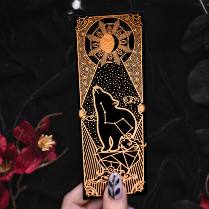 Celestial Bear Gold - Bookmark bonesandgardens