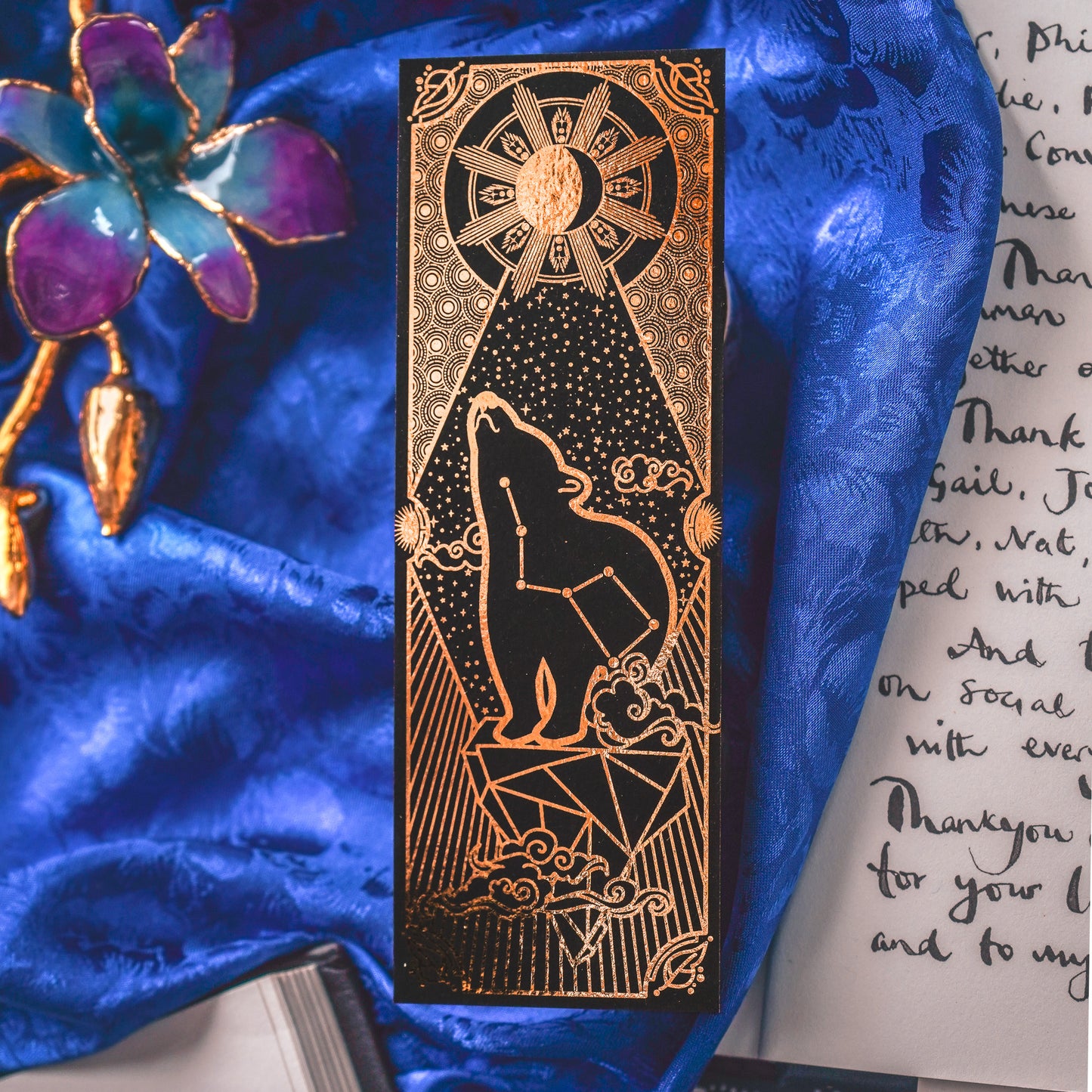 Celestial Bear Gold - Bookmark