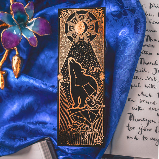 Celestial Bear Gold - Bookmark