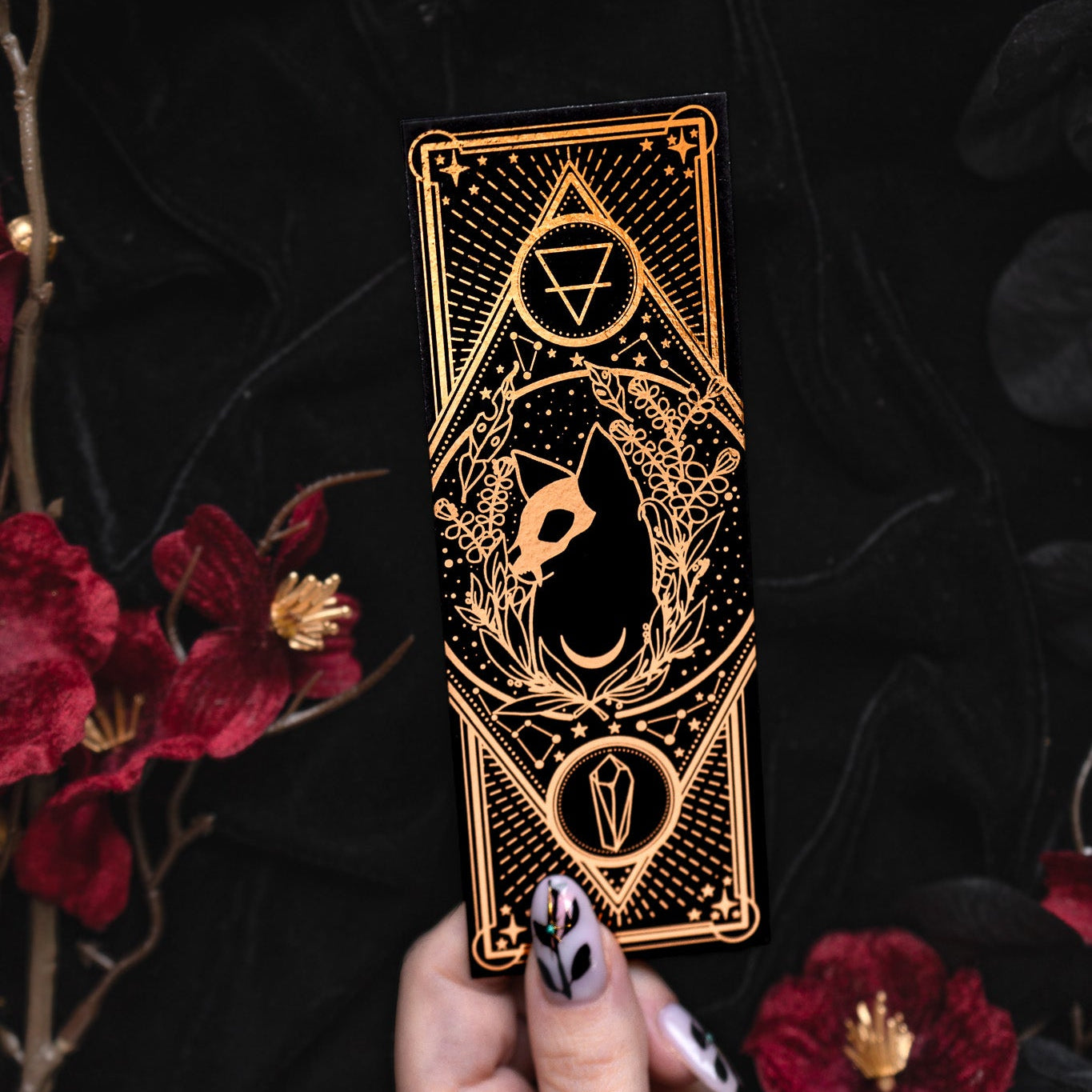 Celestial Cat Bookmark bonesandgardens