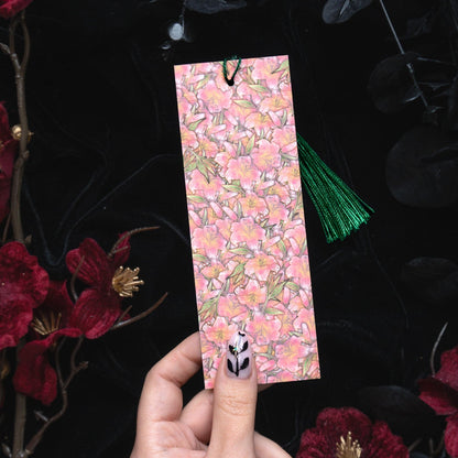 Emerald with Lilies - Cancer Birthstone - Bookmark bonesandgardens