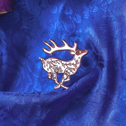 White Deer - Enamel Pin