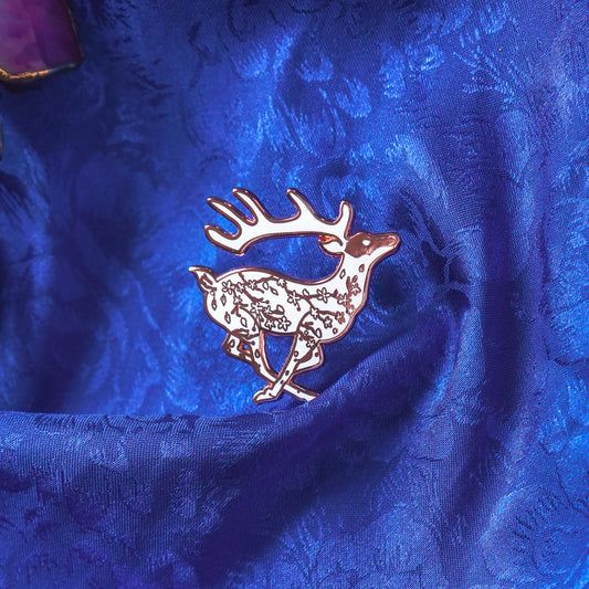 White Deer - Enamel Pin