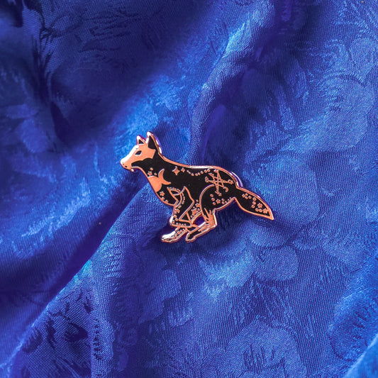 Celestial Wolf - Enamel Pin