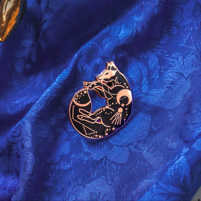 Celestial Fox - Enamel Pin
