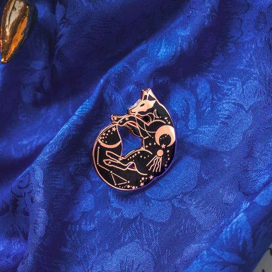 Celestial Fox - Enamel Pin