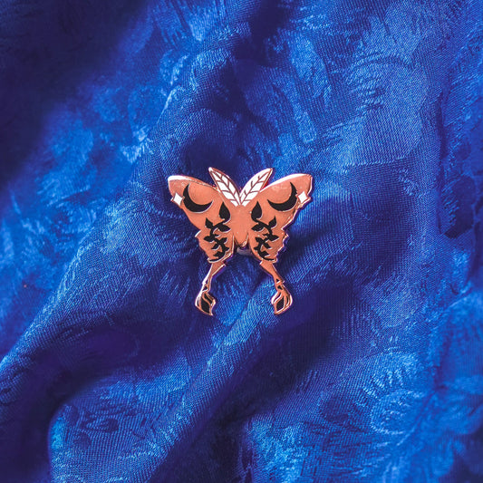 Celestial Moth - Mini Enamel Pin
