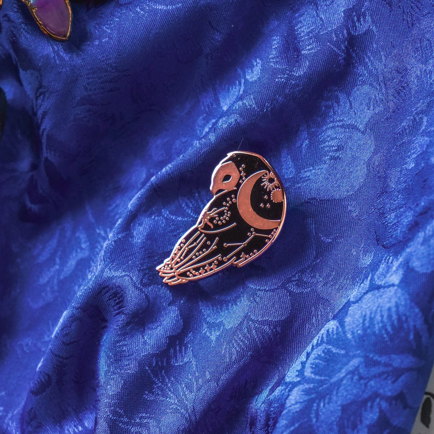 Celestial Owl - Enamel Pin