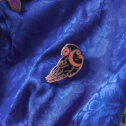 Celestial Owl - Enamel Pin