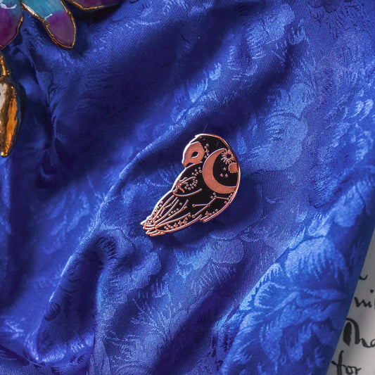 Celestial Owl - Enamel Pin