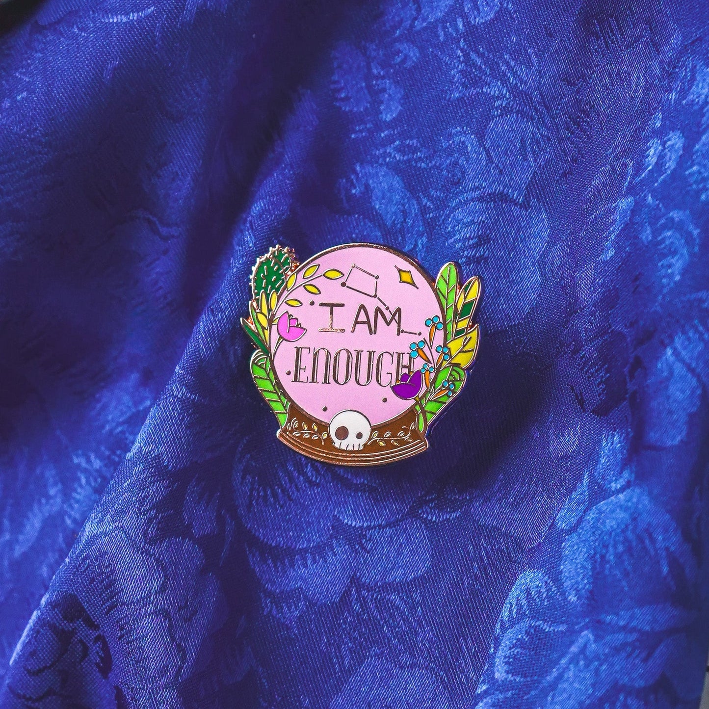 I Am Enough - Enamel Pin bonesandgardens