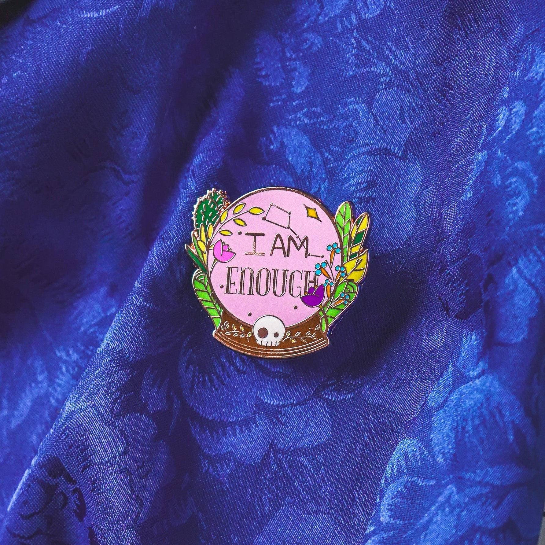 I Am Enough - Enamel Pin bonesandgardens
