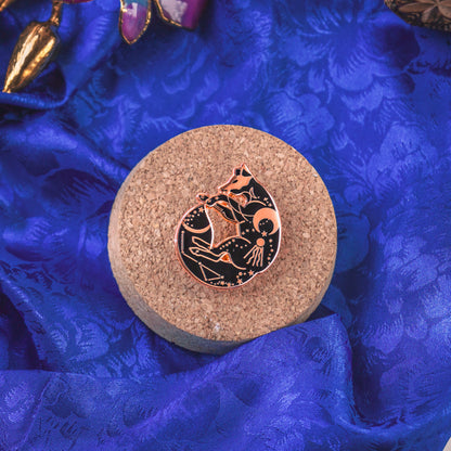Celestial Fox - Enamel Pin