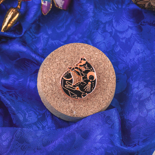 Celestial Fox - Enamel Pin