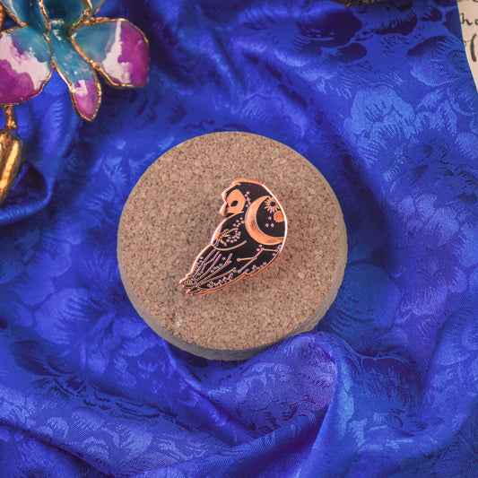 Celestial Owl - Enamel Pin
