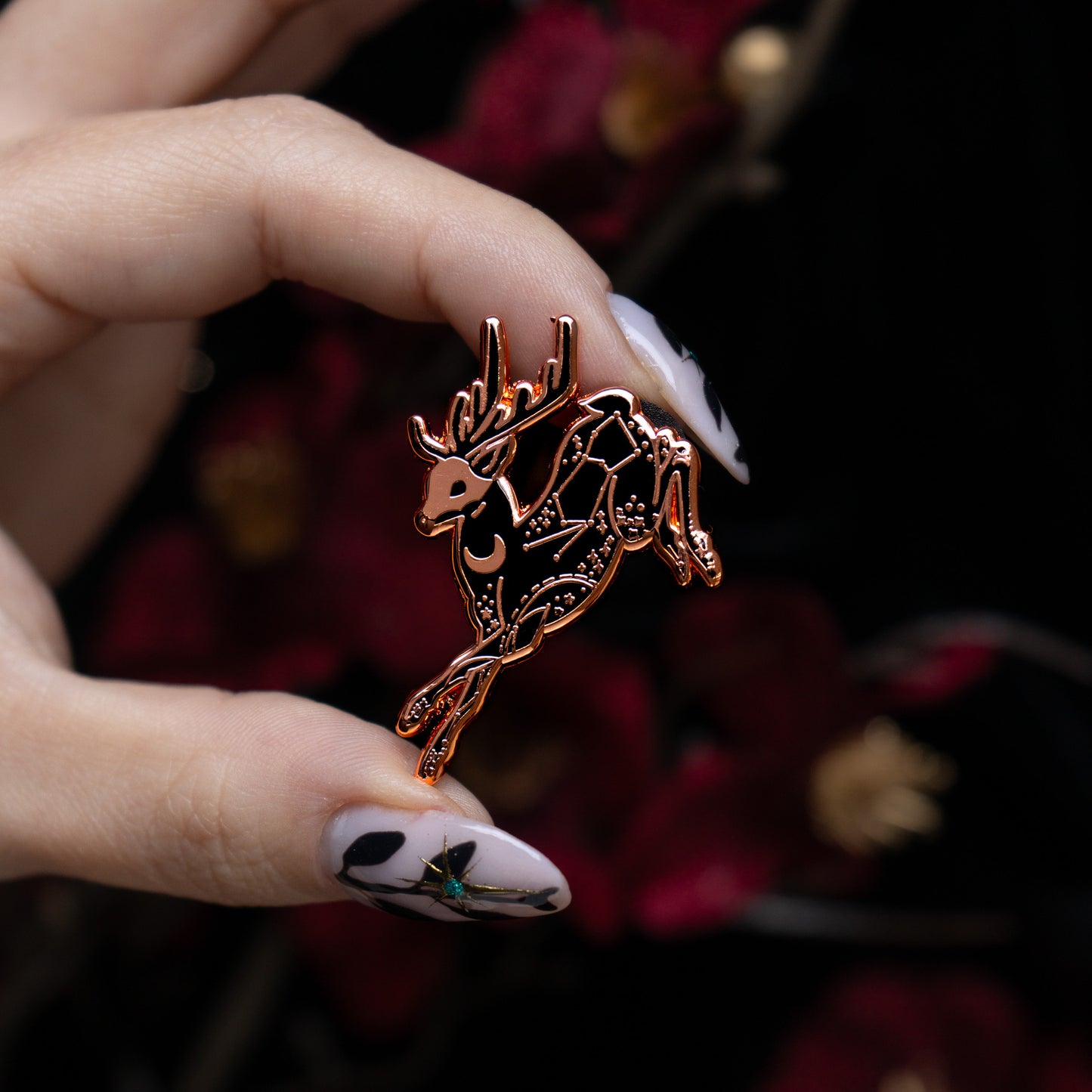 Celestial Deer - Enamel Pin