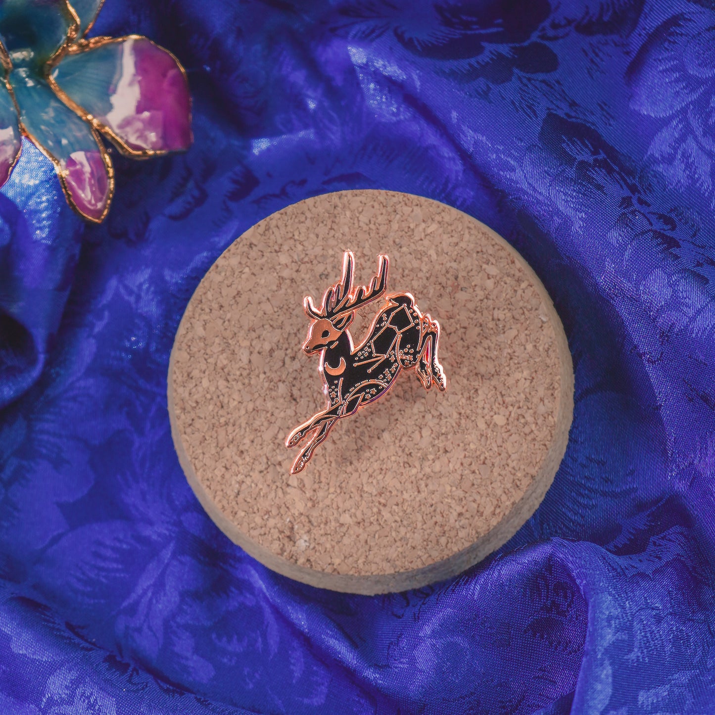Celestial Deer - Enamel Pin