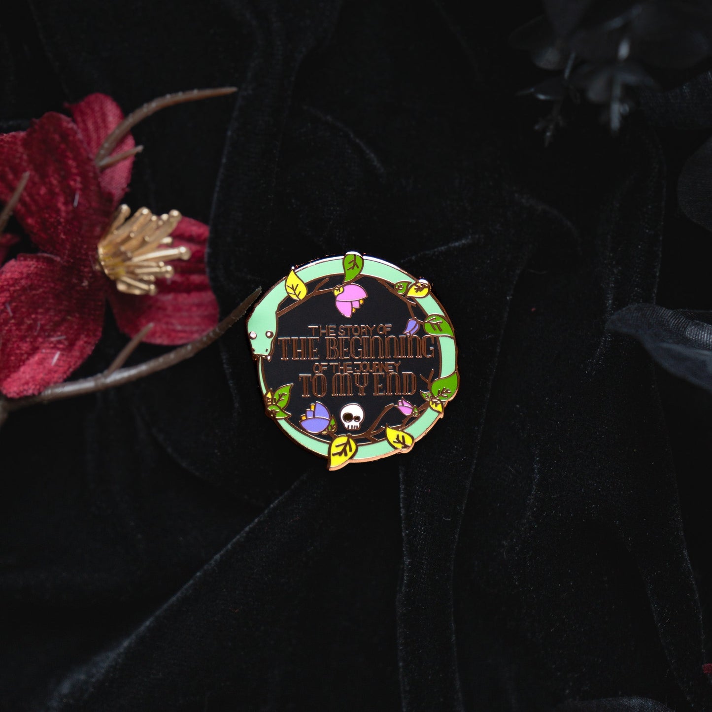 Snake - Enamel Pin bonesandgardens