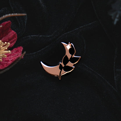 Moon - Mini Enamel Pin bonesandgardens