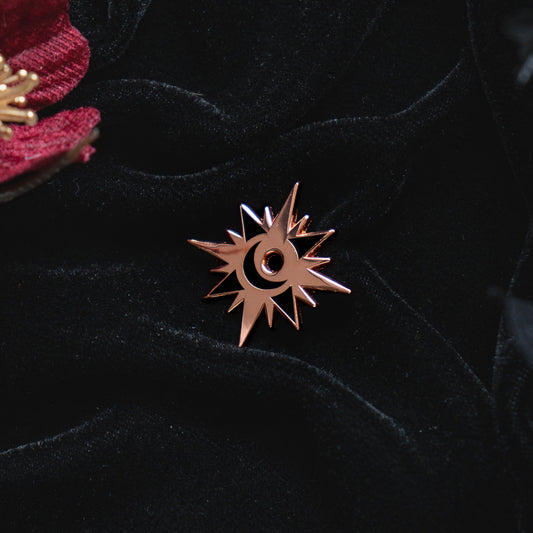 Star Moon Sun - Mini Enamel Pin bonesandgardens