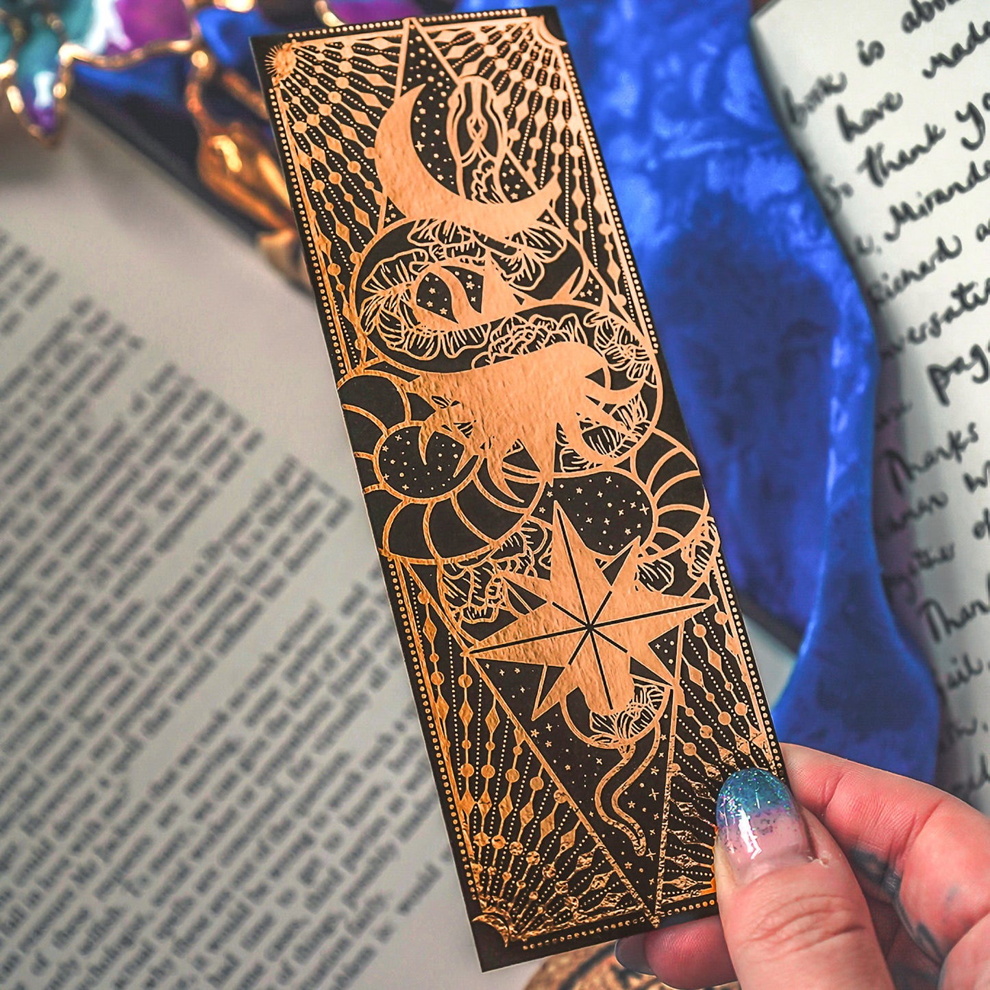 Snake Moon Star and Sun -  Bookmark