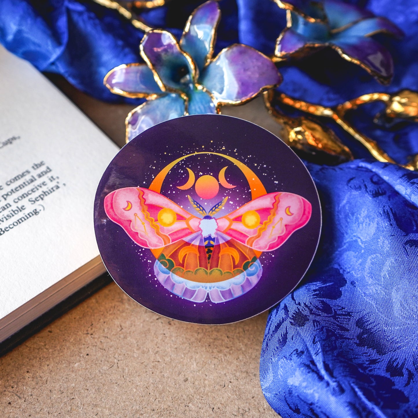 Luna Moth Sticker