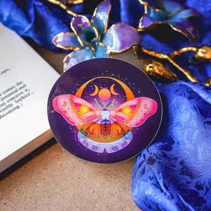 Luna Moth Sticker