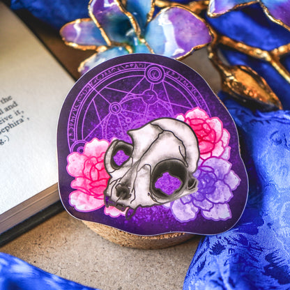 Cat Skull - Sticker