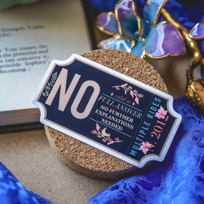 No - Sticker