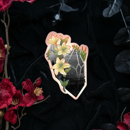 Onyx Crystal Sticker bonesandgardens
