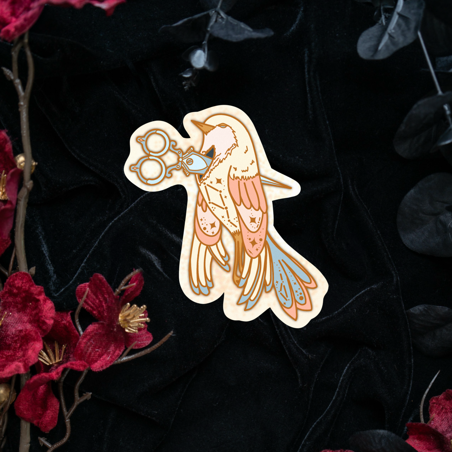 Celestial Bird Sticker bonesandgardens