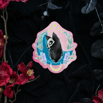 Cat Skull - Sticker bonesandgardens