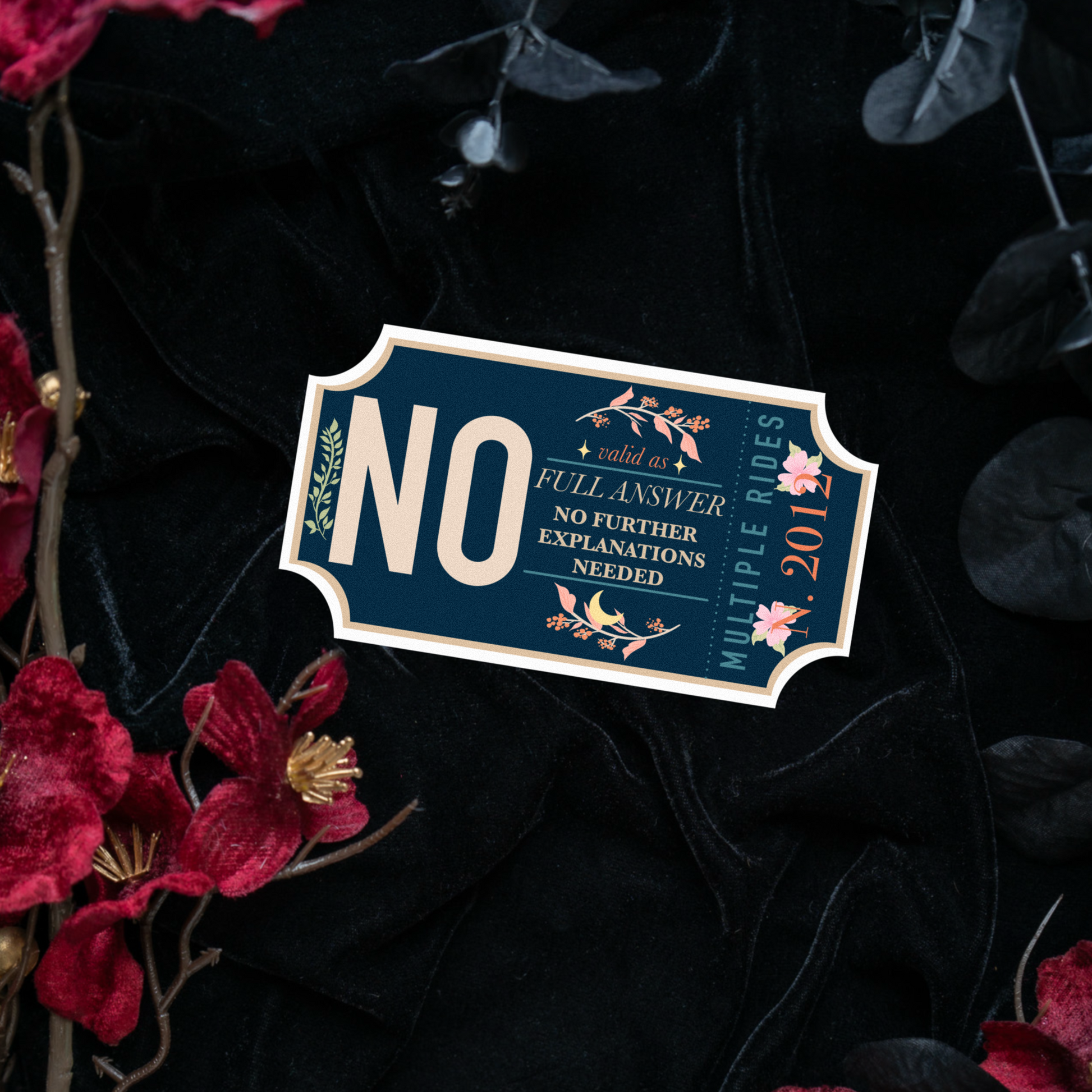No - Sticker bonesandgardens