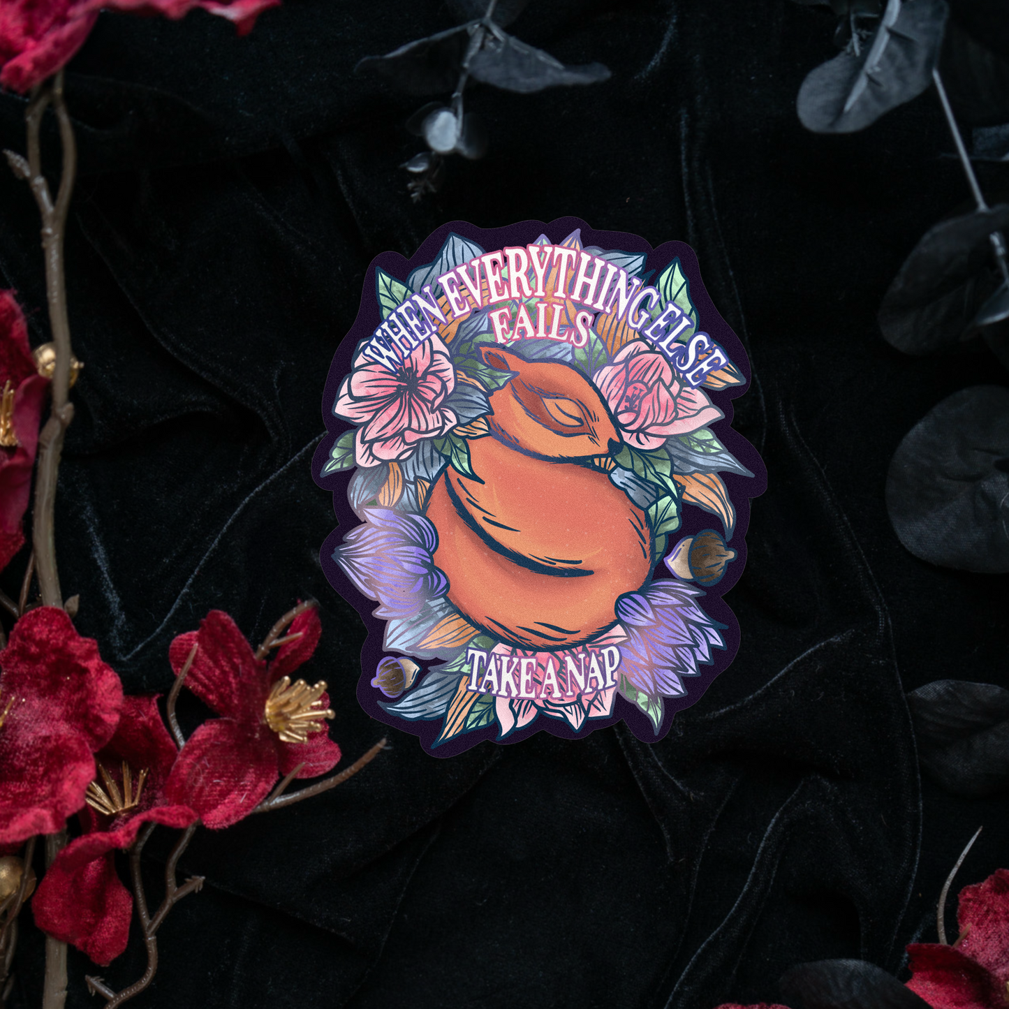 When everything fails take a nap - Sticker bonesandgardens