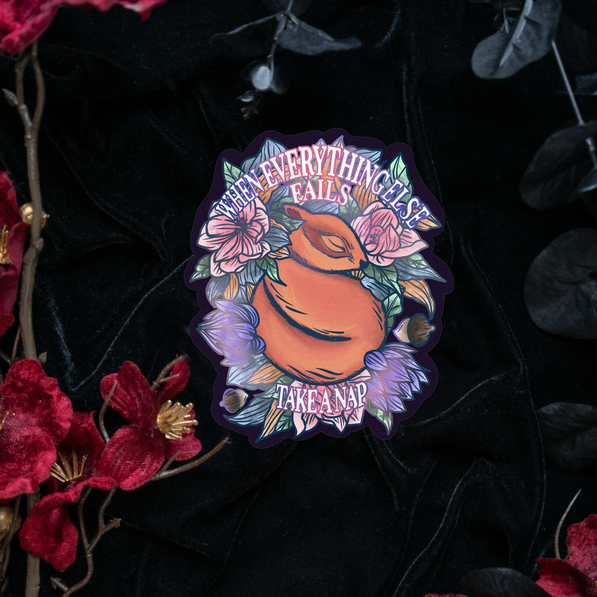 When everything fails take a nap - Sticker bonesandgardens