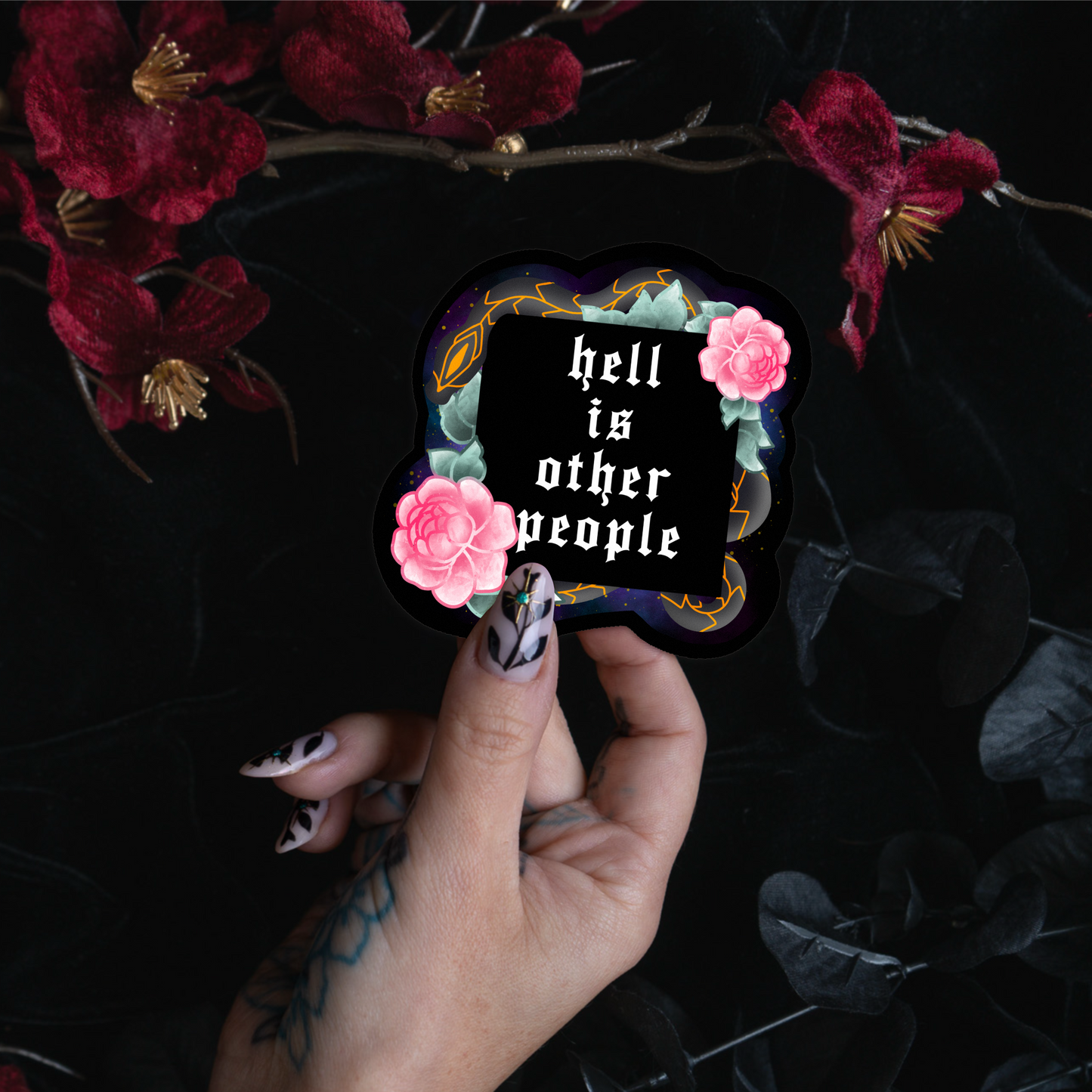 Hell is other People - Sticker bonesandgardens