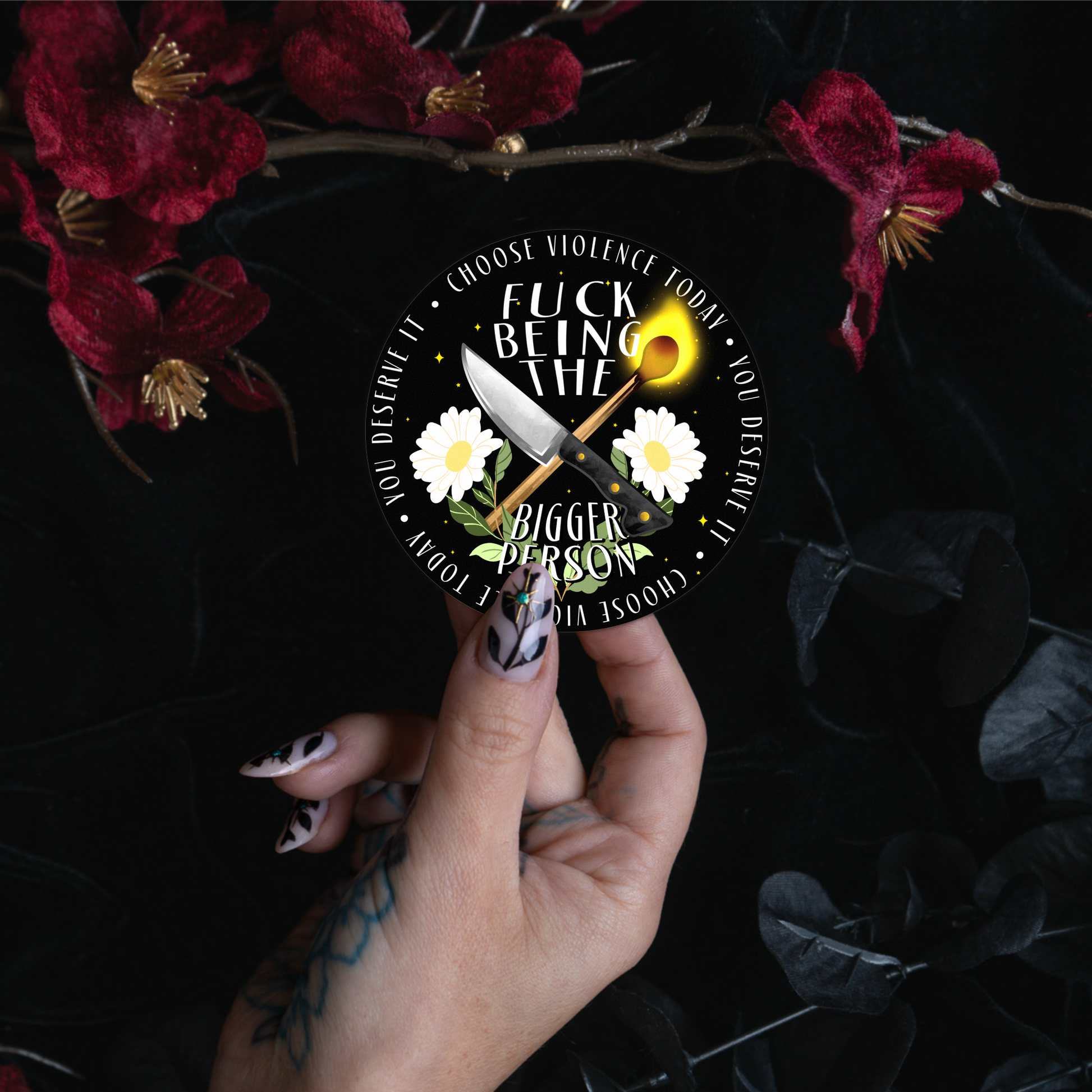 F*ck Being the Bigger Person - Sticker bonesandgardens