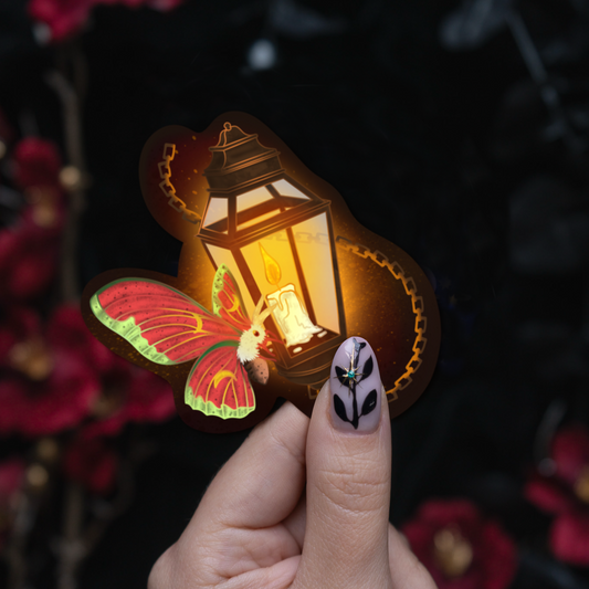 Candle Moth Sticker