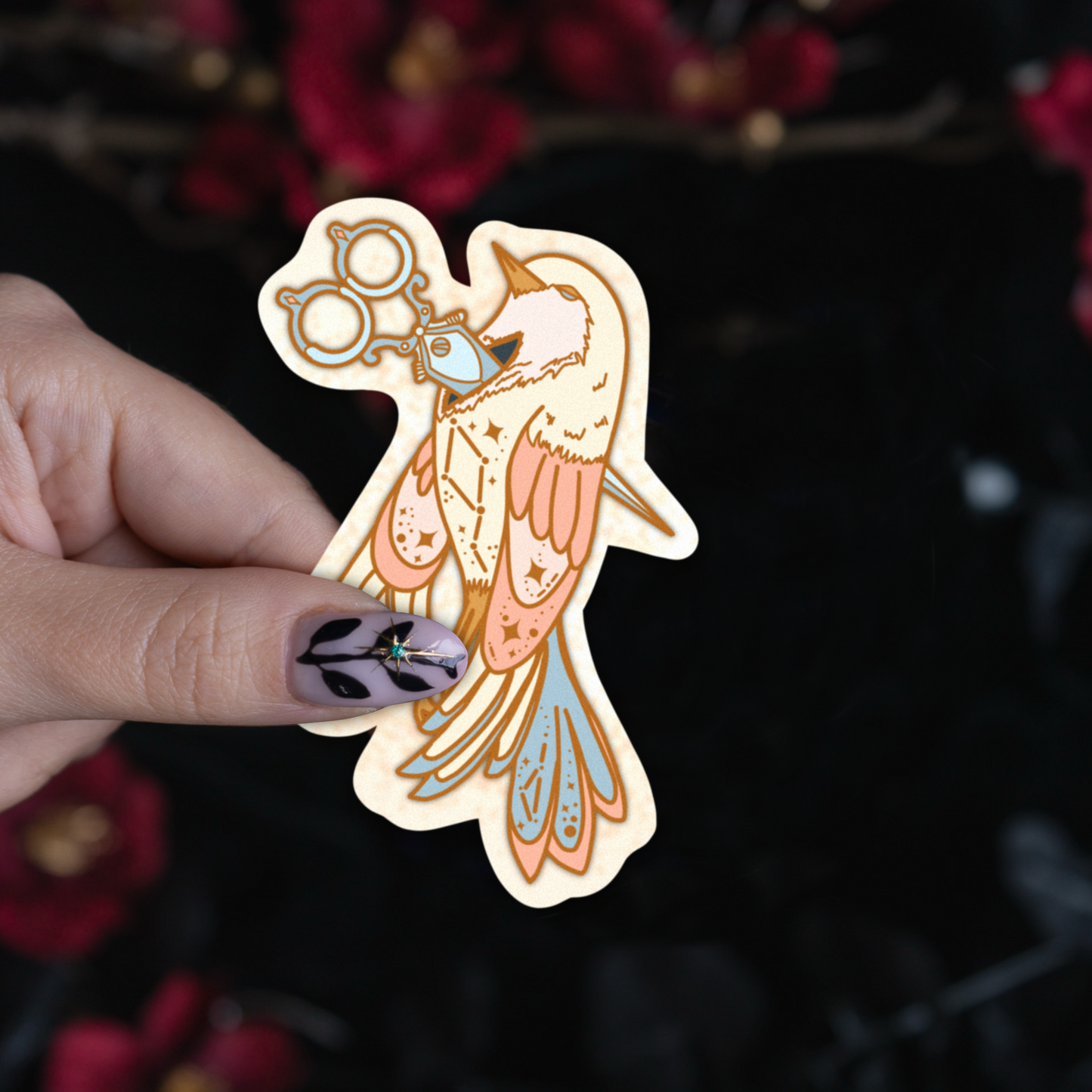 Celestial Bird Sticker bonesandgardens