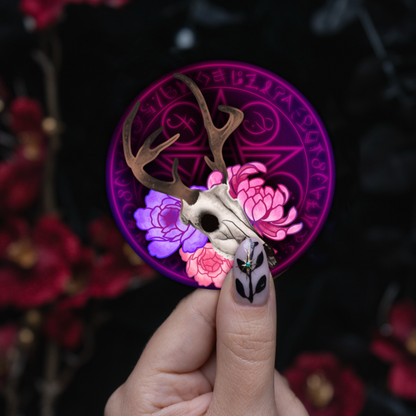 Deer Skull - Sticker bonesandgardens