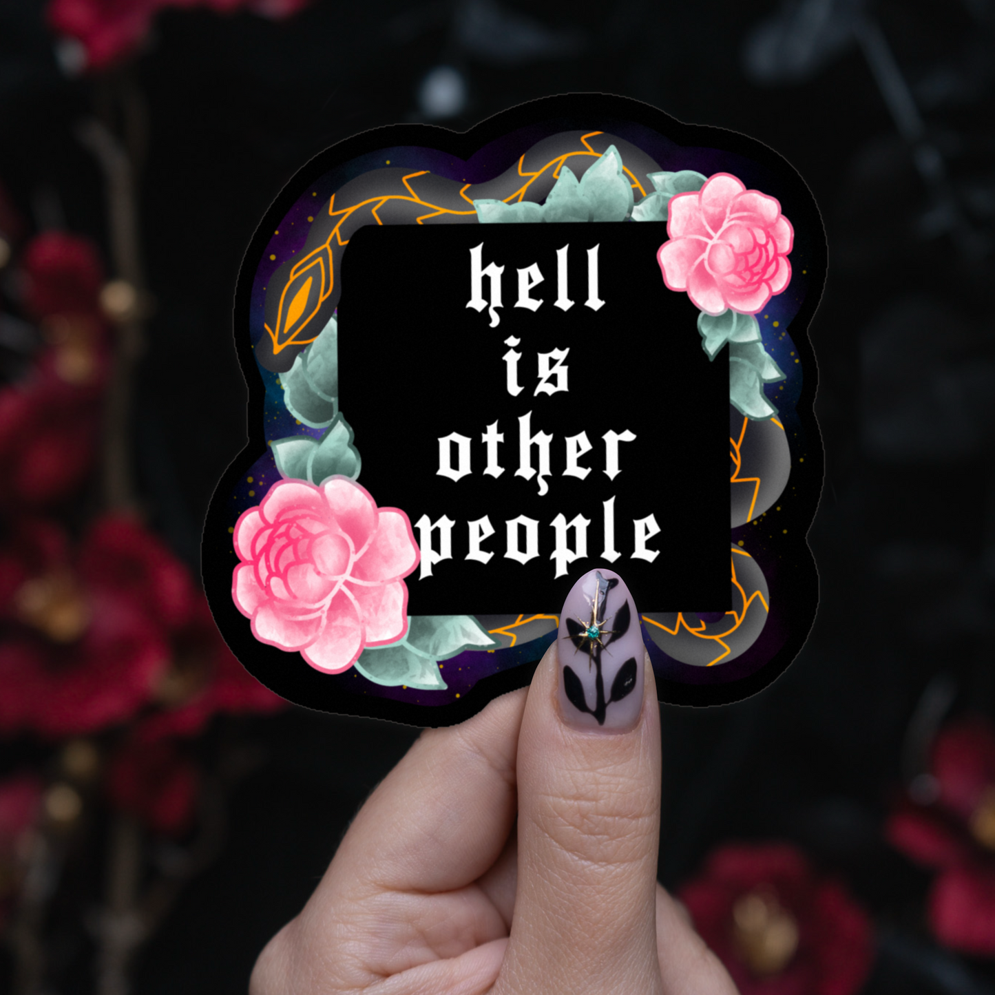 Hell is other People - Sticker bonesandgardens