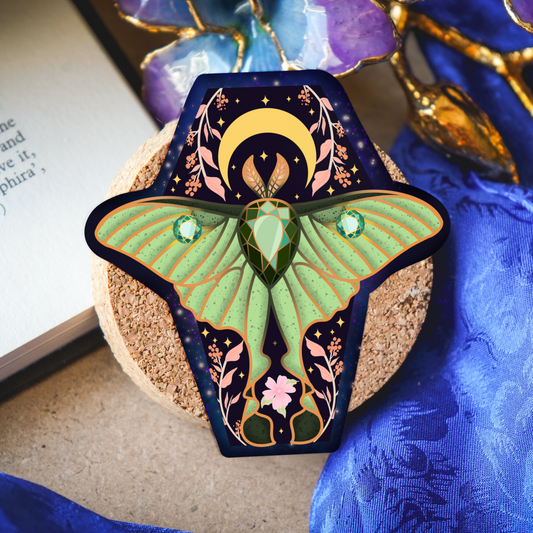Luna Moth Sticker