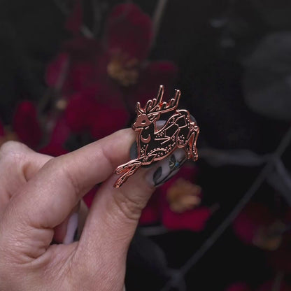 Celestial Deer - Enamel Pin