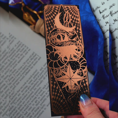Snake Moon Star and Sun -  Bookmark