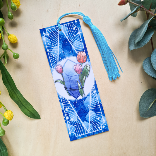 witchy bookmark, crystal lover, zodiac birthstones