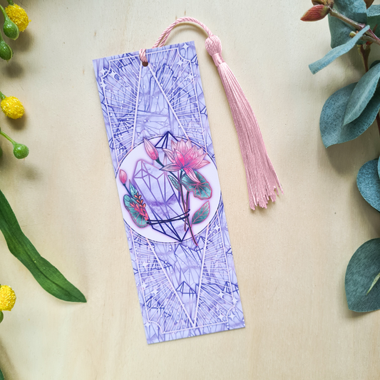 witchy bookmark, crystal lover, zodiac birthstones