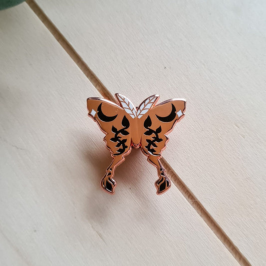 Celestial Moth Mini Pin
