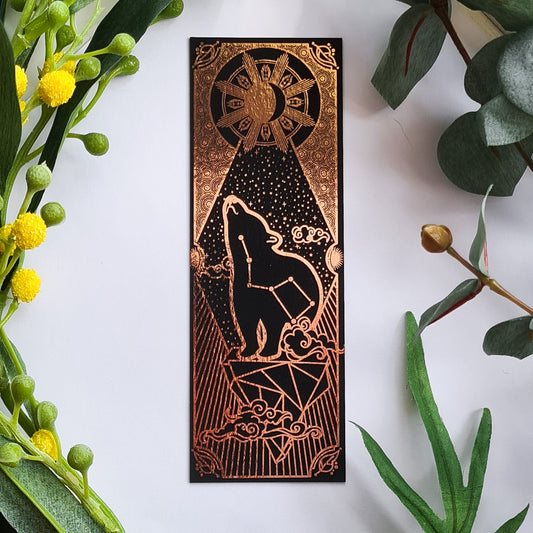 Celestial Bear Gold Bookmark